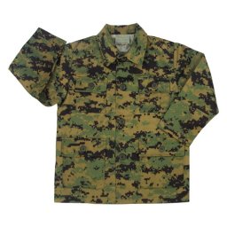 Blůza dětská US typ BDU DIGITAL WOODLAND vel. M