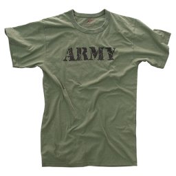 Triko VINTAGE ARMY ZELENÉ vel. S