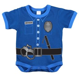 Body dětské POLICE UNIFORM MODRÉ vel. 3-6
