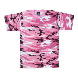 ROTHCO triko dětské PINK CAMO vel.L