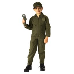 Kombinéza dětská US AIR FORCE ZELENÁ vel. XS