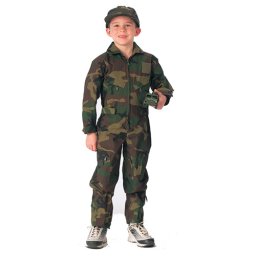 Kombinéza dětská US AIR FORCE WOODLAND vel. XL