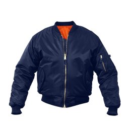 Bunda dětská bomber MA1 FLIGHT MODRÁ vel. XL