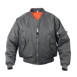Bunda ULTRA FORCE MA1 FLIGHT ŠEDÁ vel. XL
