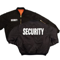 Bunda SECURITY MA1 FLIGHT ČERNÁ vel. 3XL