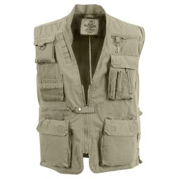 Vesta rybářská DELUXE SAFARI KHAKI vel. 3XL