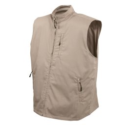 Vesta TRAVEL se skrytými kapsami KHAKI vel. 3XL