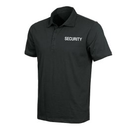 Polokošile s límečkem bavlněné SECURITY krátký rukáv GOLF ČERNÉ vel. 3XL