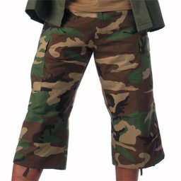 Kraťasy 3/4 BDU WOODLAND vel. XXL