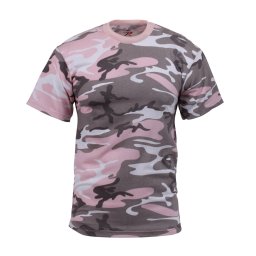 Triko SUBDUED PINK CAMO vel. L