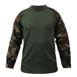 Košile COMBAT taktická WOODLAND vel. S