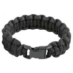 Náramek SURVIVAL PARACORD ČERNÝ vel. 9