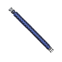 Náramek SURVIVAL PARACORD MODRO-ČERNÝ vel. 9