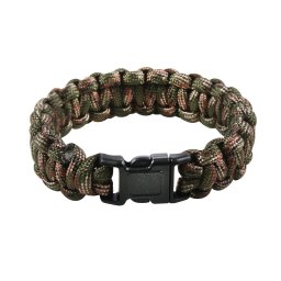 Náramek SURVIVAL PARACORD WOODLAND vel. 8