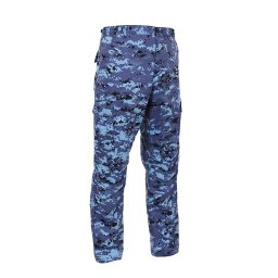Kalhoty BDU SKY BLUE CAMO DIGITAL vel. S