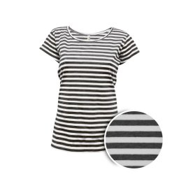 Triko dámské námořnické s krátkým rukávem ČERNOBÍLÉ vel. S