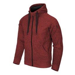 Mikina COVERT TACTICAL ČERVENÁ MELANŽ vel. S