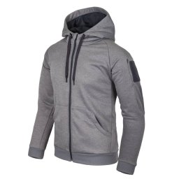 Mikina URBAN TACTICAL HOODIE ŠEDÁ MELANŽ vel. S