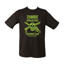 Triko ZOMBIE APOKALYPSE potisk ČERNÉ vel. S