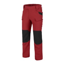 Kalhoty OUTDOOR TACTICAL® softshell ČERVENÉ/ČERNÉ vel. L-R