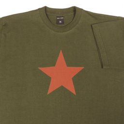 MIL-COM triko krátký rukáv RED STAR ZELENÉ vel.S