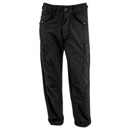Kalhoty M65 MILITARY STYLE rip-stop ČERNÉ vel.28