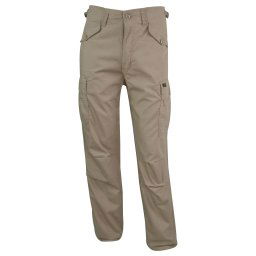 Kalhoty M65 MILITARY STYLE rip-stop KHAKI vel.28