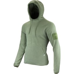 Mikina klokanka s kapucí FLEECE ZELENÁ vel. XXL
