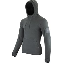 Mikina klokanka s kapucí FLEECE Titanium ŠEDÁ vel. 3XL