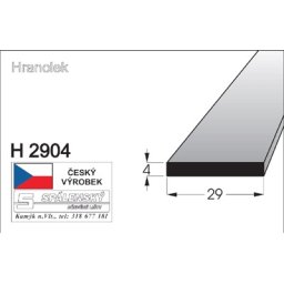 Lišta KR25-Buk 90cm