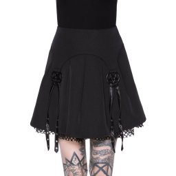sukně dámská KILLSTAR - Crucifire Mini - KSRA002373
