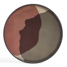 Ethnicraft designové podnosy Round Tray (průměr 92 cm)