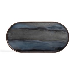 Ethnicraft designové podnosy Oblong Glass Tray (71 x 36 cm)