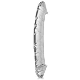 SCALA SKLENĚNÉ DVOJITÉ DILDO PRO DVOJICE DVA PENISY – 70561043