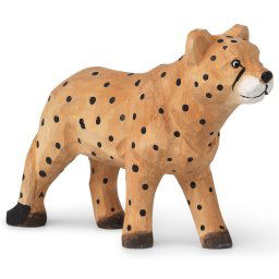 Ferm Living designové dřevěné hračky Animal Cheetah