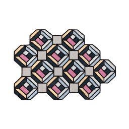 GAN designové koberce Parquet Tetragon (147 x 213 cm)