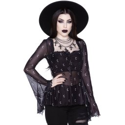 tričko dámské s dlouhým rukávem KILLSTAR - Maya - KSRA002497