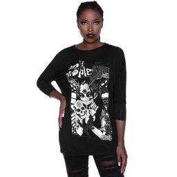 tričko dámské s 3/4 rukávem KILLSTAR - No Fairytale - Raglan - KSRA002589