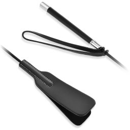 SCALA ELEGANTNÍ SILNÁ PLÁCAČKA 55 CM, DVOJITÝ BIČÍK K HRÁTKÁM BDSM, SADO MASO - 75755327