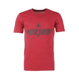 Triko krátký rukáv TOP GUN ČERVENÉ vel. XXL