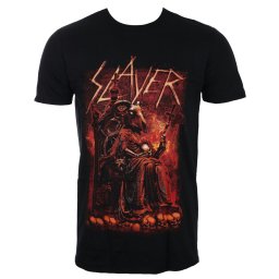 tričko pánské Slayer - Goat Skull - Black - ROCK OFF - SLAYTEE42MB