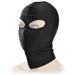 SCALA MASKA BDSM NA HLAVU FETIŠ S OTVORY PRO OČI - 67898654