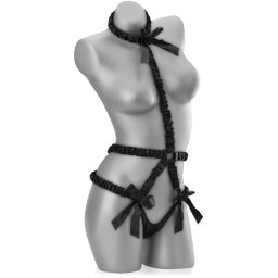 SCALA PODMANIVÝ KOMPLET BONDAGE S KOKETNÍMI STUŽKAMI - 76487848