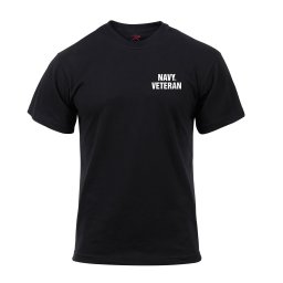Triko US NAVY VETERAN krátký rukáv ČERNÉ vel. XXL