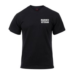 Triko MARINES VETERAN krátký rukáv ČERNÉ vel. M