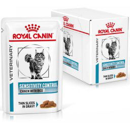 Royal Canin VD Feline Sensitivity Chicken - kapsička 12x85 g