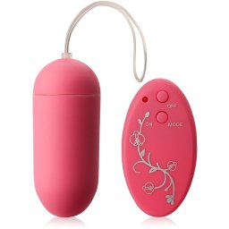 SCALA VIBRAČNÍ VAJÍČKO S OZDOBNÝM OVLADAČEM - RŮŽOVÉ CCL 01023R
