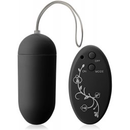 SCALA VIBRAČNÍ VAJÍČKO S OZDOBNÝM OVLADAČEM - ČERNÉ CCL 01023CZA