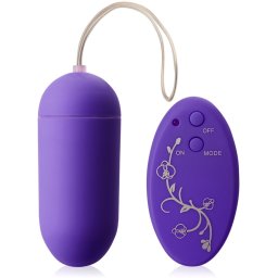 SCALA VIBRAČNÍ VAJÍČKO S OZDOBNÝM OVLADAČEM - FIALOVÉ CCL 01023F