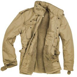 SURPLUS bunda PARATROOPER Vintage zimní KHAKI vel.4XL